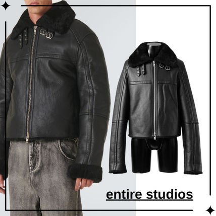 entire studios leather jacket レザージャケット entire studios