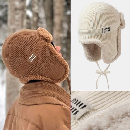 MIUMIU ◇ミュウミュウ◇ニットキャップ/帽子/ブランド ミュウミュウ