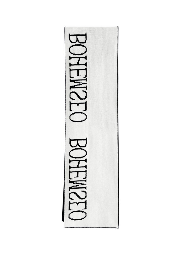 ☆人気☆【BOHEMIAN SEOUL】☆JACQUARD KNIT MUFFLE.R☆ (BOHEMSEO