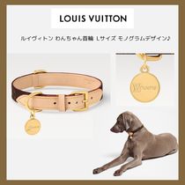 ルイヴィトン わんちゃん首輪 Lサイズ モノグラムデザイン♪ (Louis