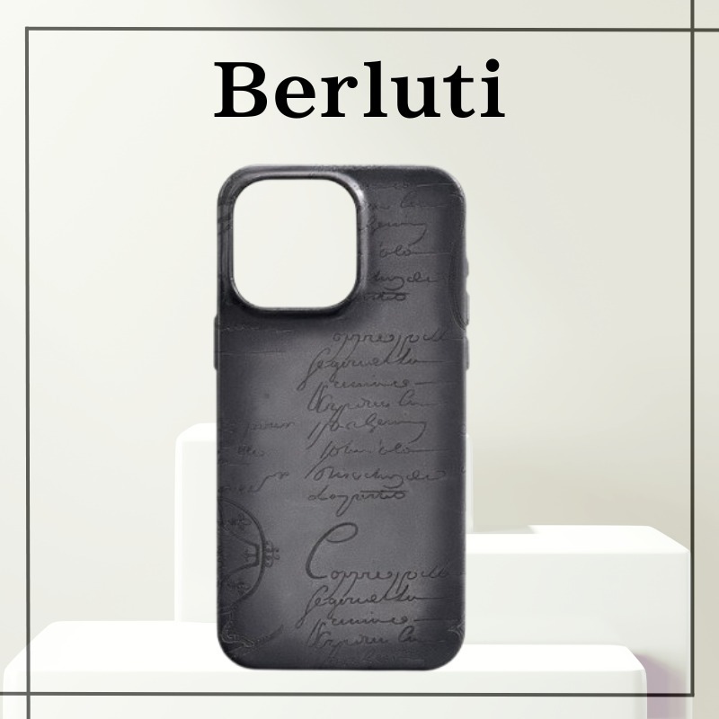 Berluti】スクリットレザー iPhone 16 Pro Maxケース