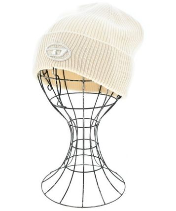 DIESEL diesel ニット帽 ビーニー アイボリー 白 DIESEL｜メンズ