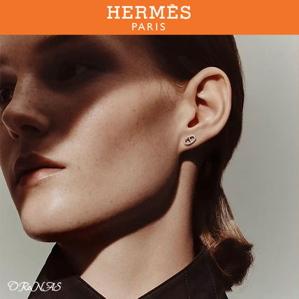 新品・直営店購入 エルメス ファランドール ピアス TPM シルバー 新品