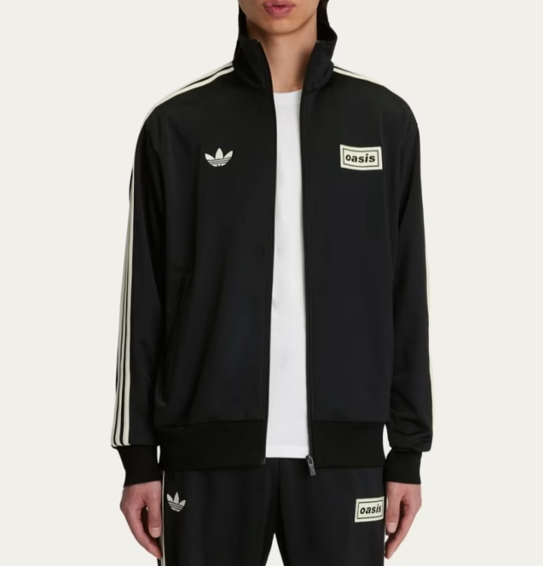 adidas × OASIS ジャカード ジャージ L 日本限定 ブラック 日本限定