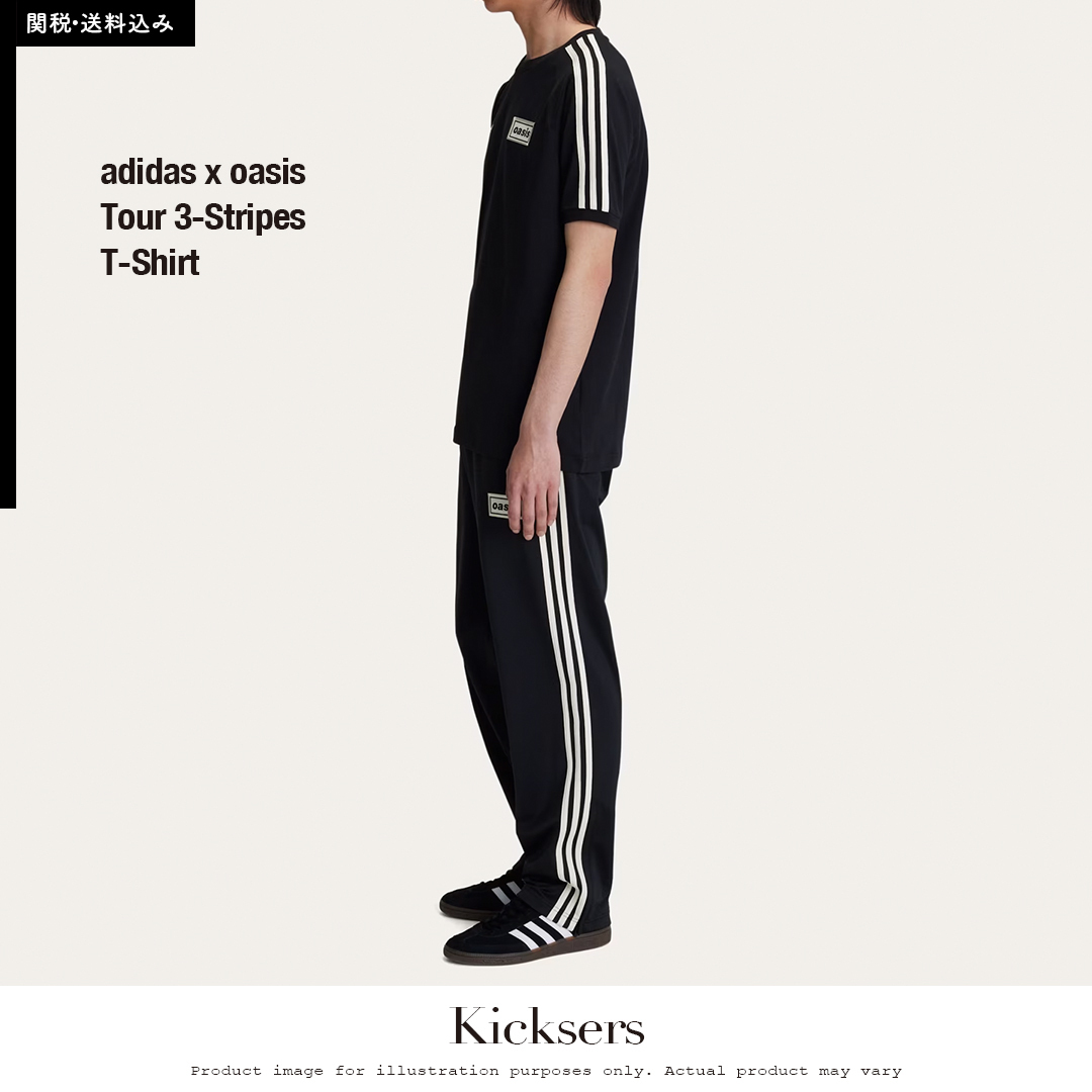 adidas oasis Tour 3-Stripes T-Shirt オアシス ツアー Tシャツ