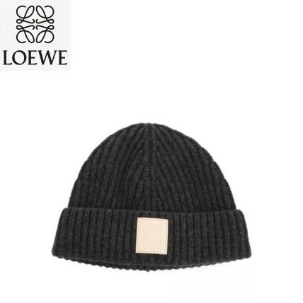 ☆新品未使用☆ LOEWE ニットキャップ カシミヤ ブラック