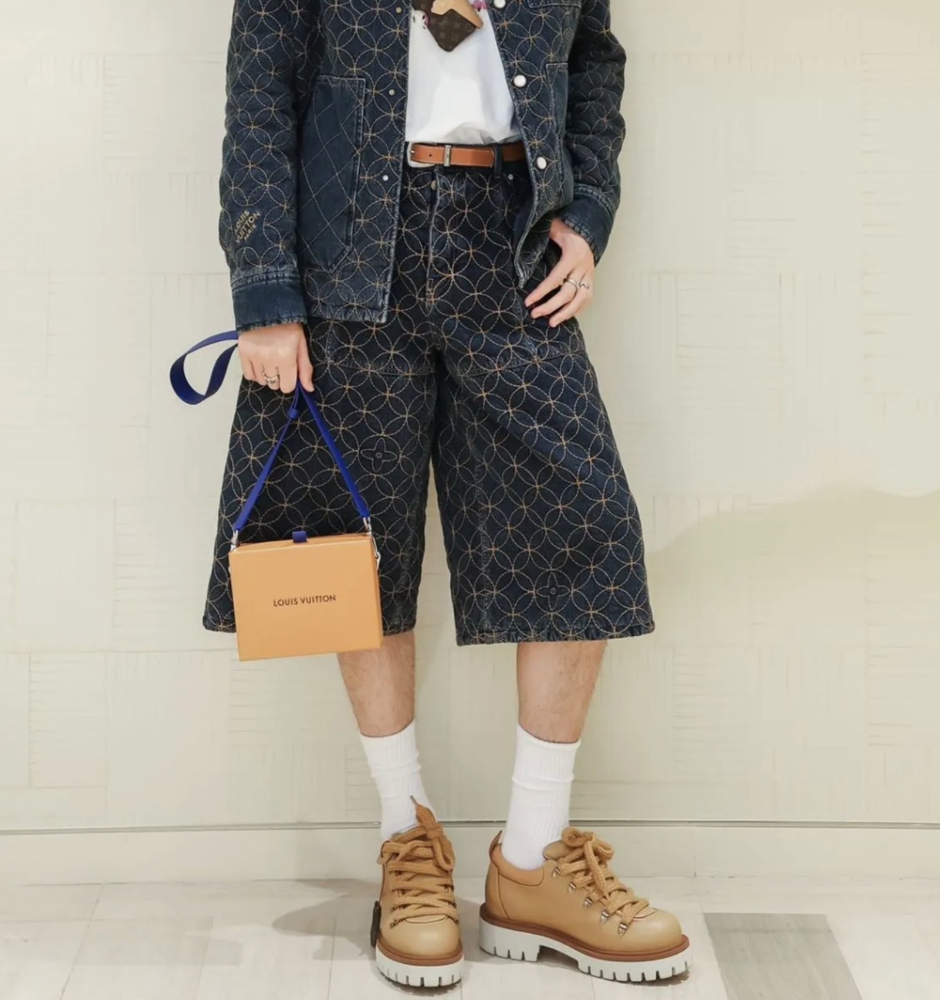 あひゃひゃLOUIS VUITTON 21SSショートパンツ かふぇ LOUIS VUITTON