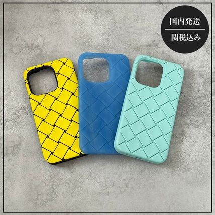 シリコン ブルー（青）系 BOTTEGA VENETA(ボッテガヴェネタ) iPhone