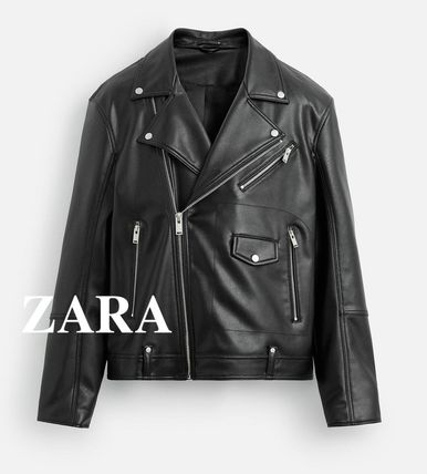 ZARA(ザラ) レザージャケット(メンズ) - ブランド通販のBUYMA