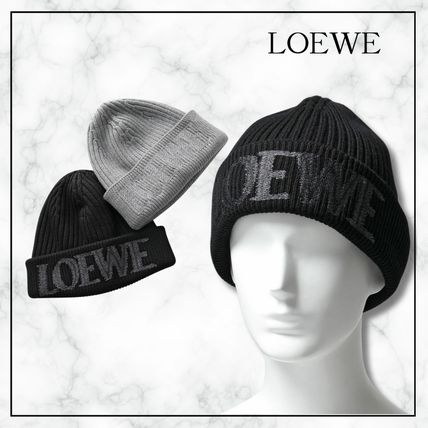 LOEWE Anagram(ロエベ アナグラム) ニットキャップ・ビーニー