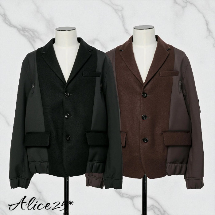 すぐ届く！ [SACAI] ウールメルトンジャケット (sacai/ジャケット