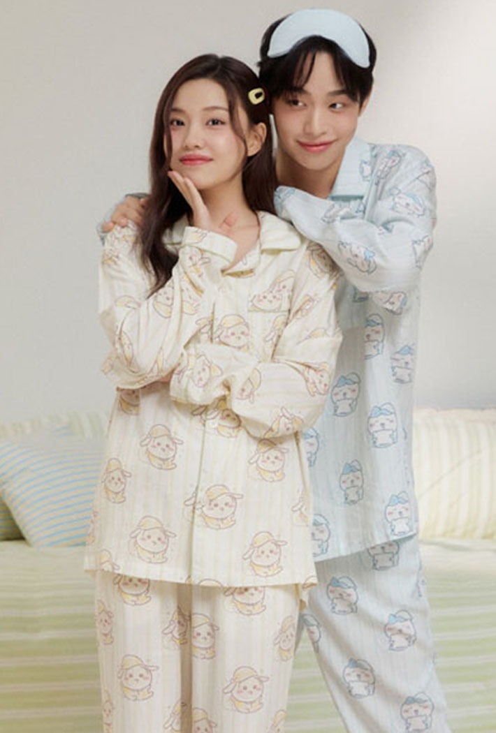 韓国限定 韓国 SPAO ちいかわ リボン フリース M ハチワレ 韓国限定