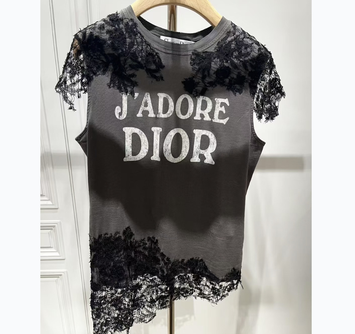 J'adore Dior タンクトップ 黒 CHRISTIAN DIOR