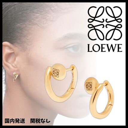 LOEWE】アナグラム ペブル フープピアス ミニ (LOEWE/ピアス