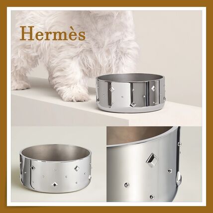 HERMES エルメス 犬用ボウル PM 800509E 01 その他小物 ペット