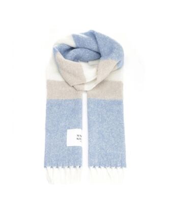 MAISON KITSUNÉ ライトブルー マフラー ブルー（青）系 MAISON KITSUNE