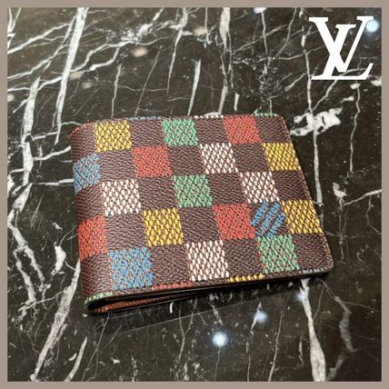 ルイヴィトン ダミエ 二つ折り財布