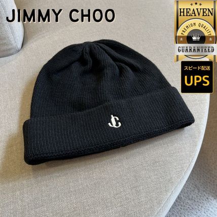 Jimmy Choo(ジミーチュウ) ニットキャップ・ビーニー(レディース
