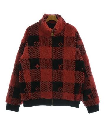 ルイヴィトン ジャケット ブルゾン シングル 赤 サイズ52 レッド（赤