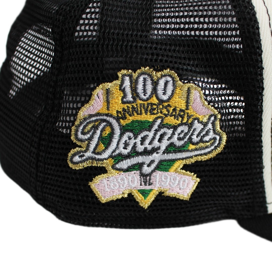 海外モデル New Era LA ドジャース ローズ メッシュキャップ (New Era