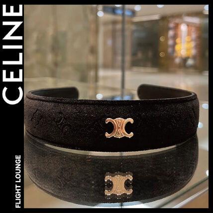 カチューシャ 黒 ブラック（黒）系 CELINE(セリーヌ) - 海外通販のBUYMA