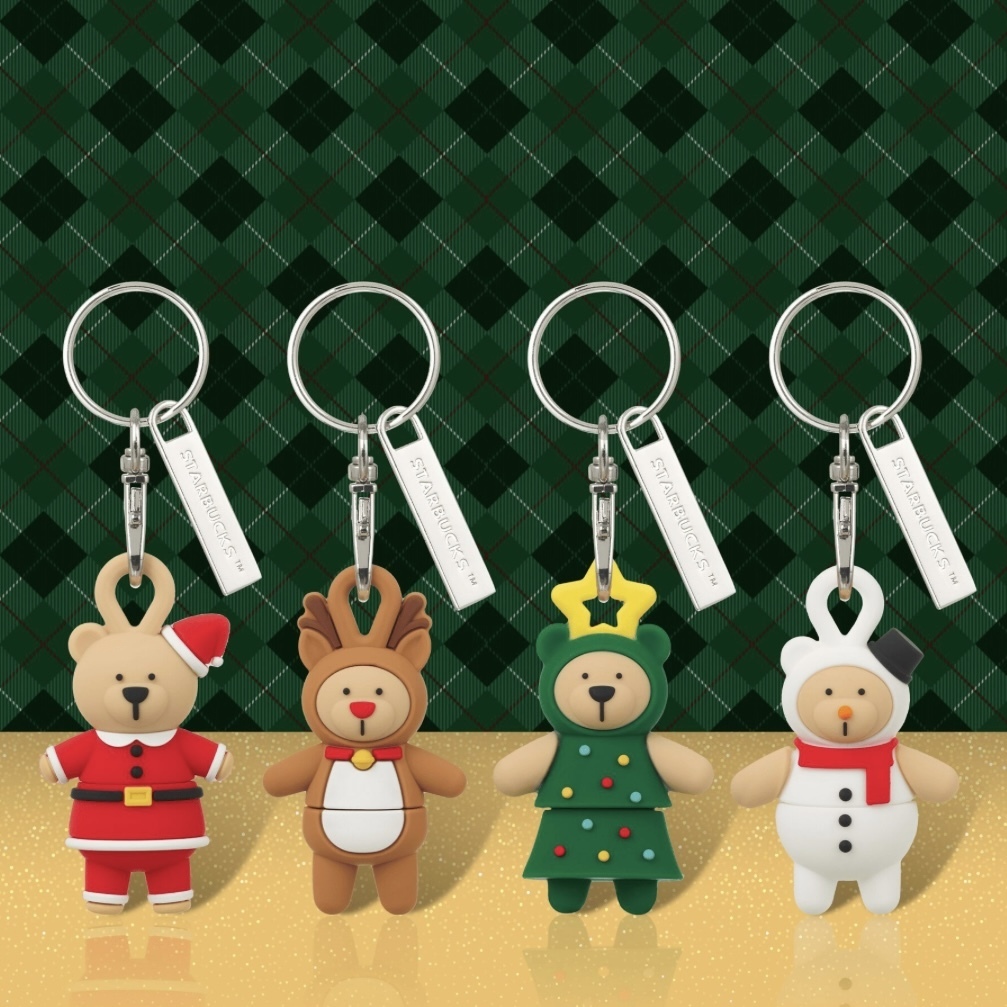 海外スタバ限定】ベアリスタ ブラインド キーチェーン (Starbucks