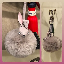 ケイトスペード 3d Faux Fur Bunny Bag Charm (kate spade new york