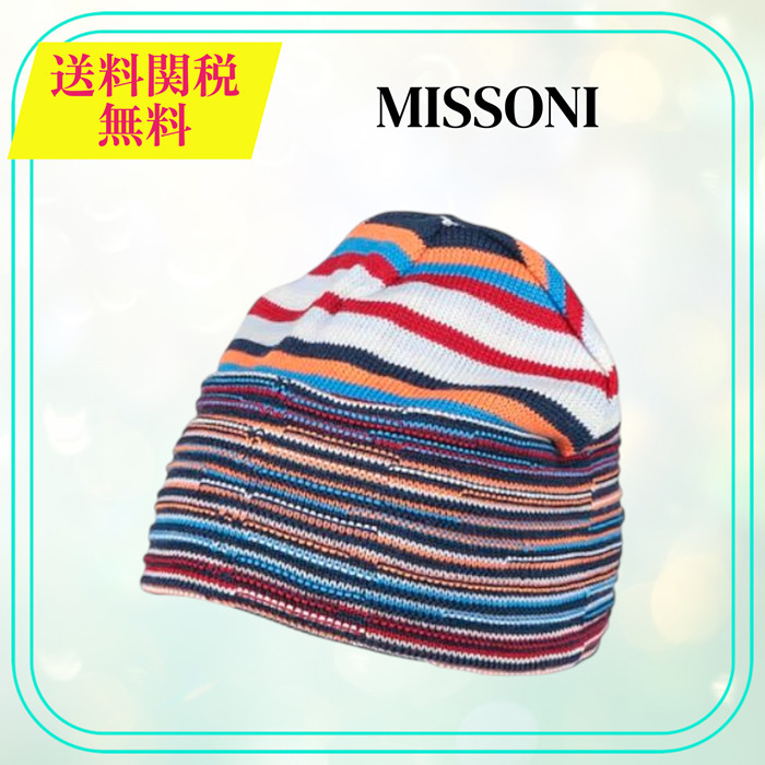 ビーニー MISSONI ニット帽 ユニセックス イタリア製 90s MISSONI