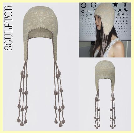 帽子 sculptor Sequin Nordic Earflap Beanie 帽子 sculptor Sequin
