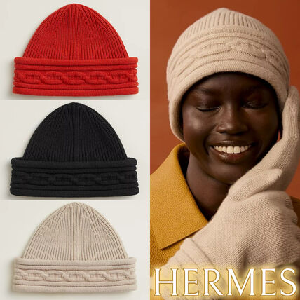 HERMES Chaine dAncre(エルメス シェーヌダンクル) ニットキャップ