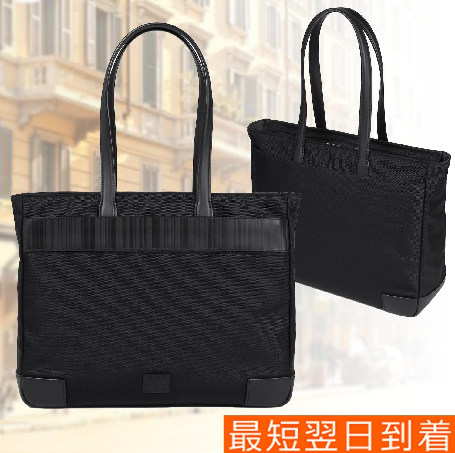 aldies ブラック ボストンバッグ