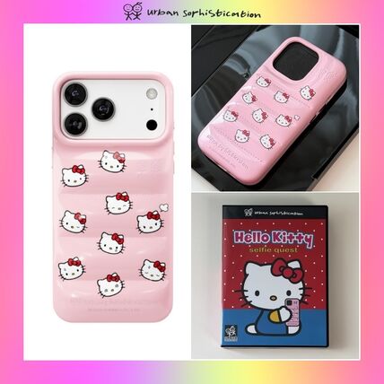 Urban Sophisticationドット柄 iPhone15Pro the-puffer-case-polka-dots-