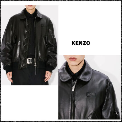 KENZO(ケンゾー) レザージャケット(メンズ) - ブランド通販のBUYMA