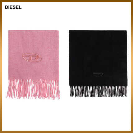 ピンク系 DIESEL(ディーゼル) マフラー・ストール(レディース) - 海外