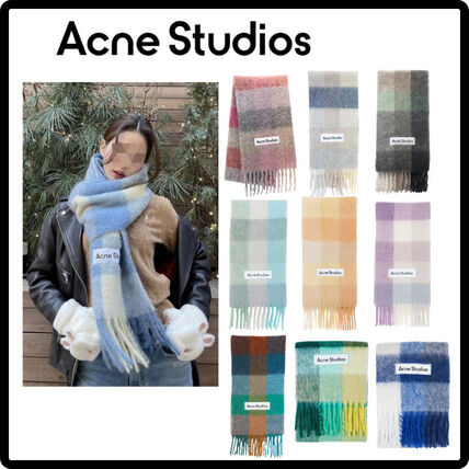 ブルー（青）系 Acne Studios(アクネストゥディオス) マフラー