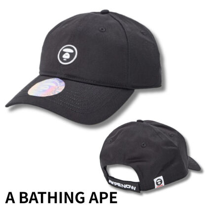 ブラック（黒）系 A BATHING APE(アベイシングエイプ) キャップ