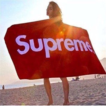 13SS SUPREME LOGO BEACH TOWEL ロゴ ビーチタオル レッド (Supreme