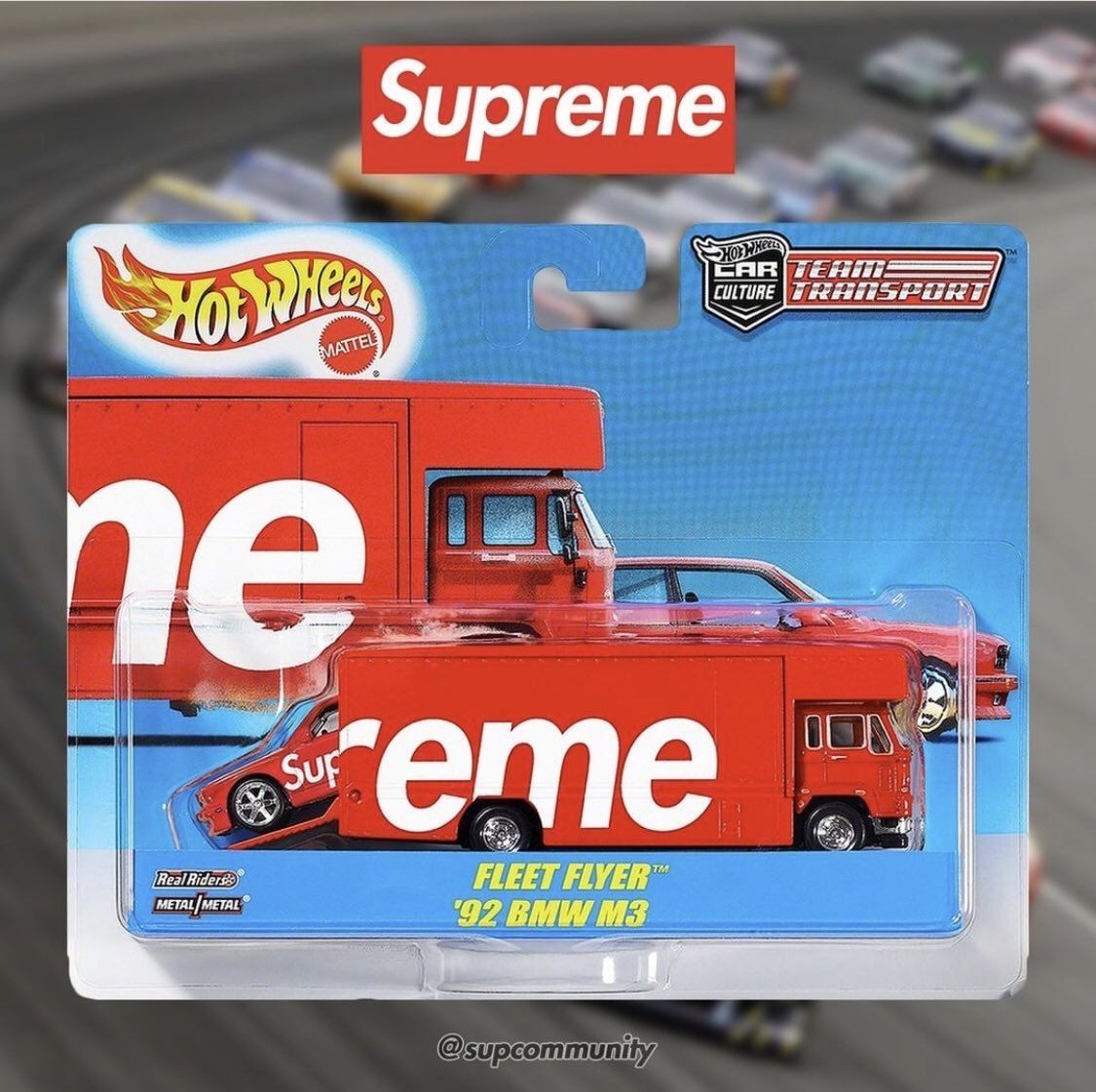 Supreme Hot Wheels Fleet Flyer + 1992 BMW M3 ホットウィール