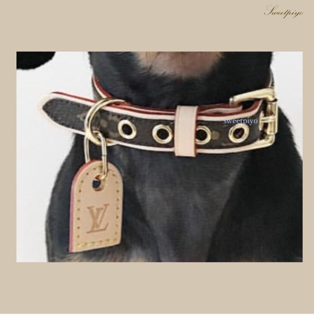 LOUIS VUITTON ルイ ヴィトン モノグラム 首輪 リード
