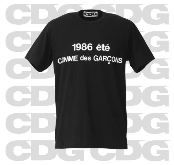 コムデギャルソン CDG 1986 ロゴ 半袖 Tシャツ (COMME des GARCONS/T
