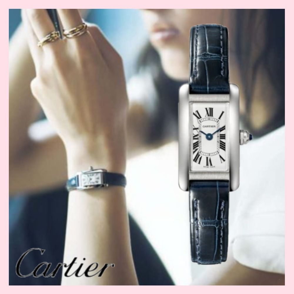 Cartier カルティエタンクアメリカン替えベルト付き 楽天市場