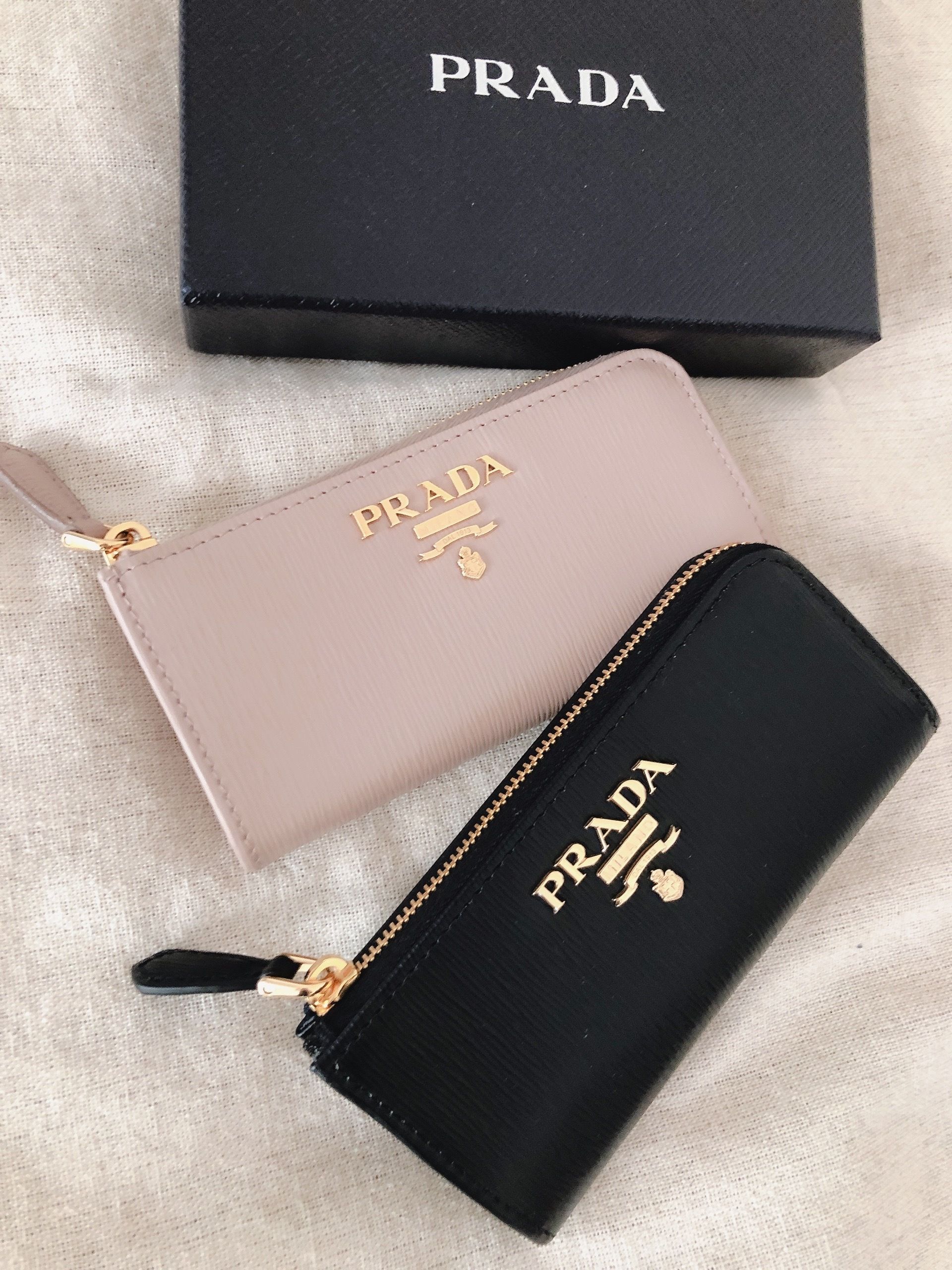 アウトレット】PRADAキーケース☆((1PP026))☆L字ファスナー (PRADA