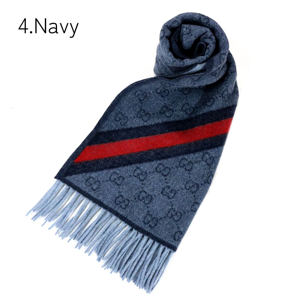 ☆新作☆ GUCCI ウールストール 570603 3G200 グッチ GG柄 (GUCCI