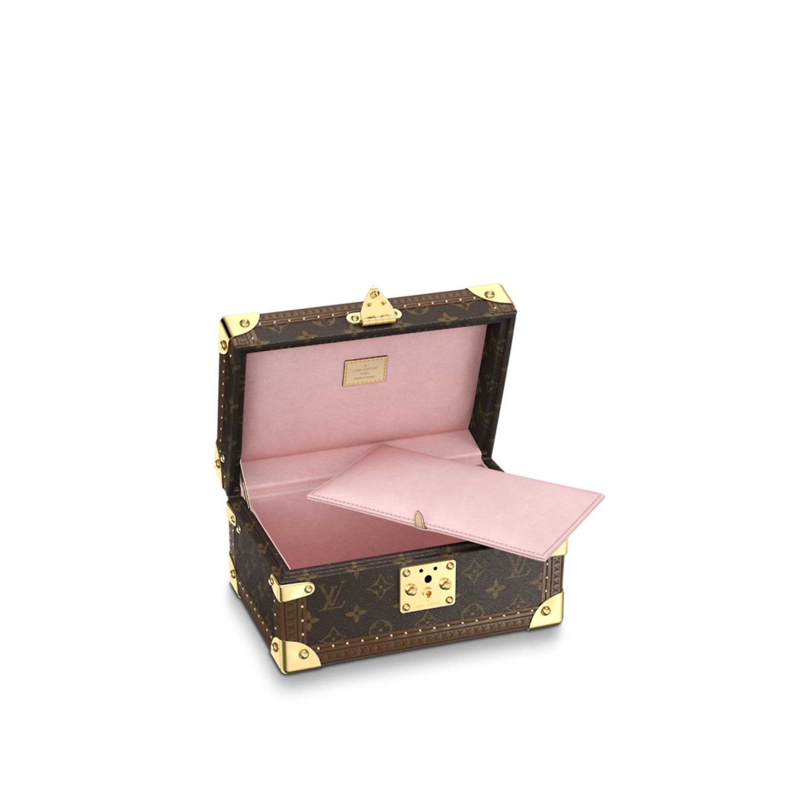 LOUIS VUITTON 美品 ルイヴィトン モノグラム トランク ジュエリー