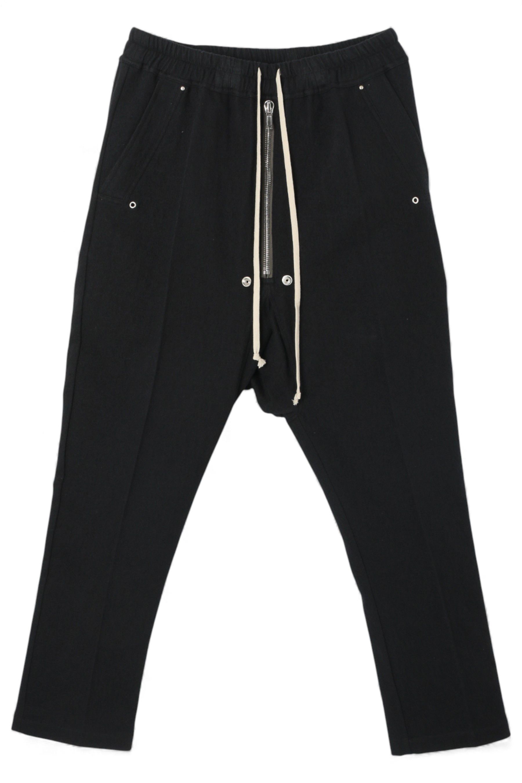 RICK OWENS | BELA DRAWSTRING LONG PANTS BLACK パンツ (RICK OWENS