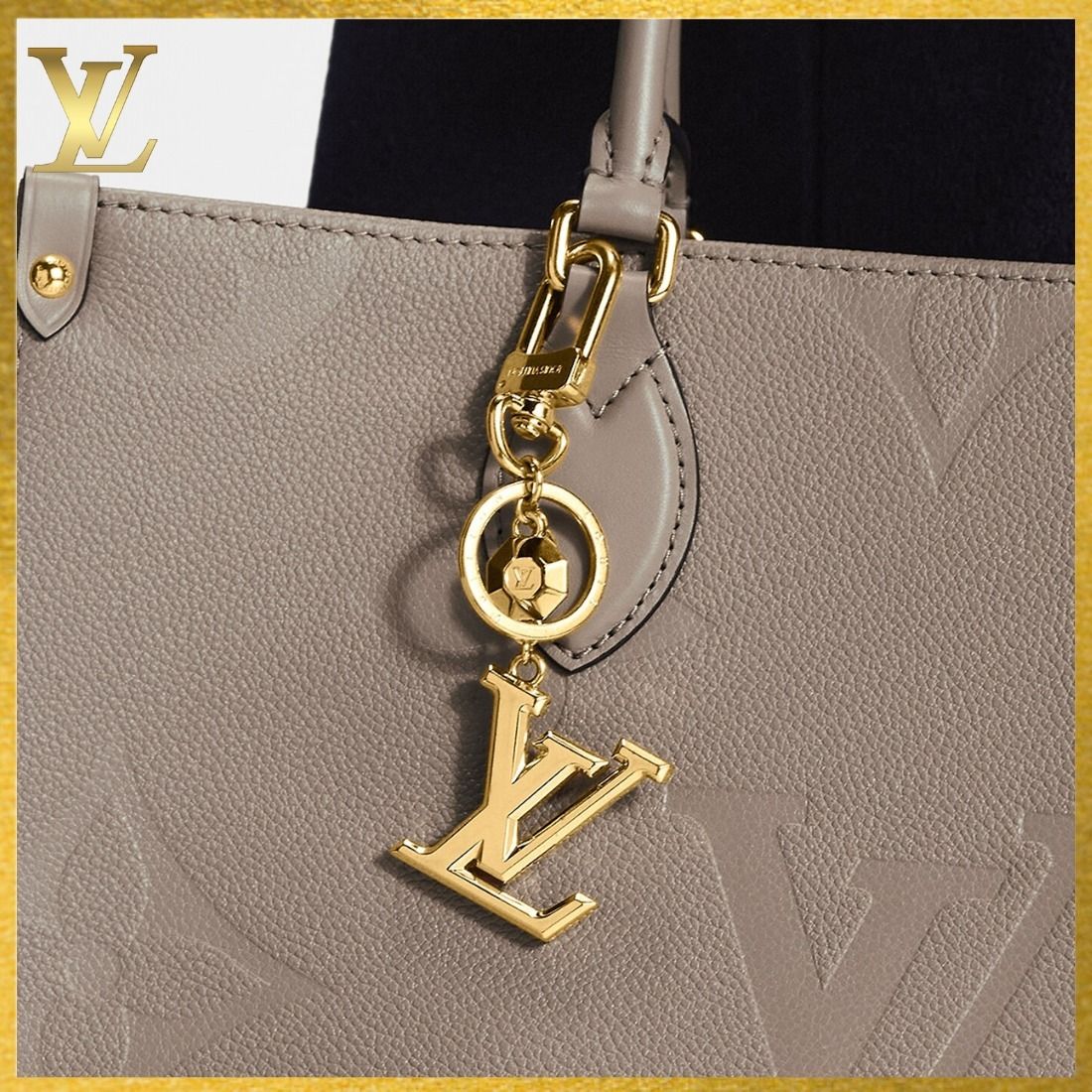 LOUIS VUITTON】LVファセットバッグチャームとキーホルダー (Louis
