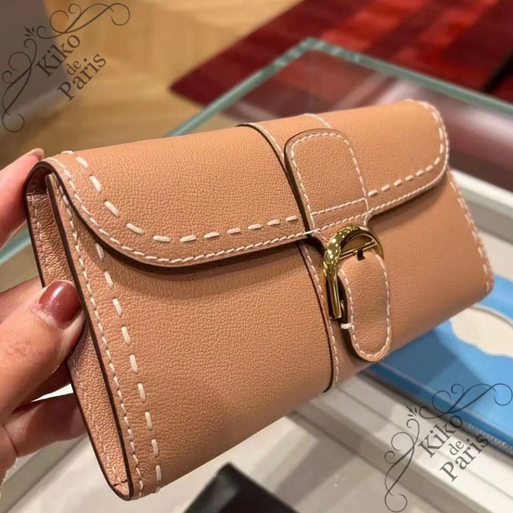 DELVAUX 直営店 Brillant Long Wallet Chain Surpique 長財布 (DELVAUX