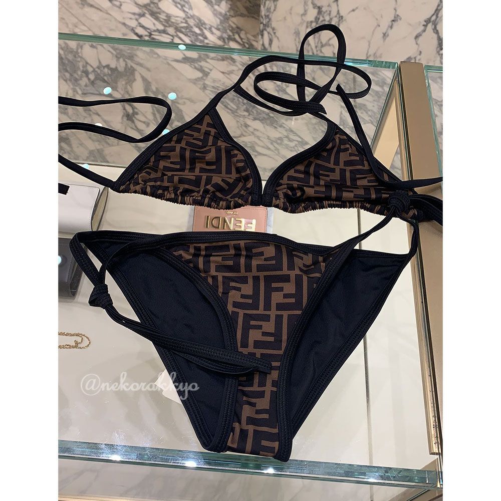 FENDI フェンディ 水着 スイムショーツ 千鳥格子 ズッカ柄 イタリア製