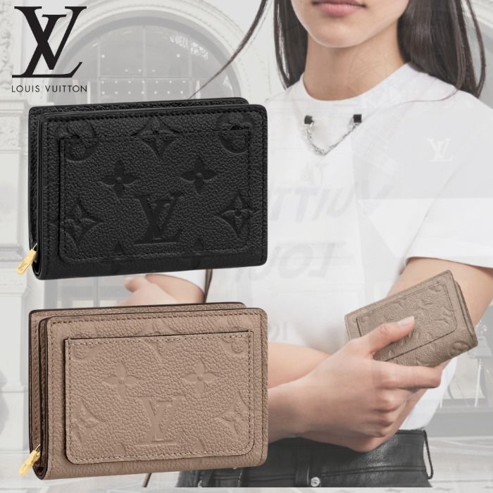 ◇大人気◇【Louis Vuitton】ポルトフォイユ・クレア ミニ財布 (Louis