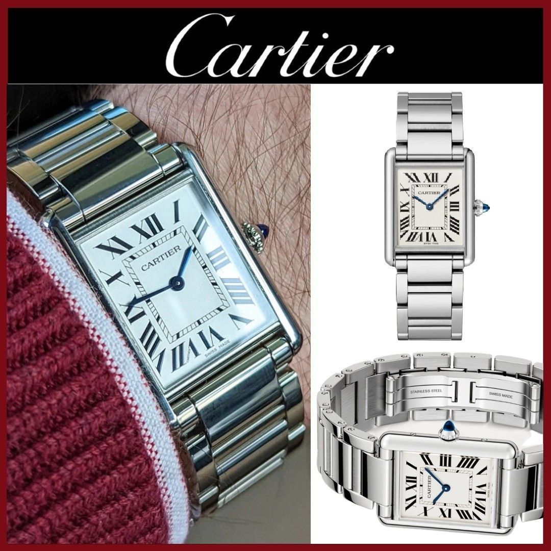 カルティエ タンク レディース 金属ベルト パーツ カルティエタンク
